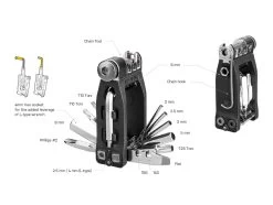 Topeak Ninja Master+ Toolbox T16 Tool Kit 15 Topeak Ninja Master+ Toolbox T16 Tool Kit -Bicycle accessory tool store 102581 5