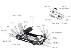 Topeak Ninja Master+ Toolbox T20 Tool Kit -Bicycle accessory tool store 102582 1